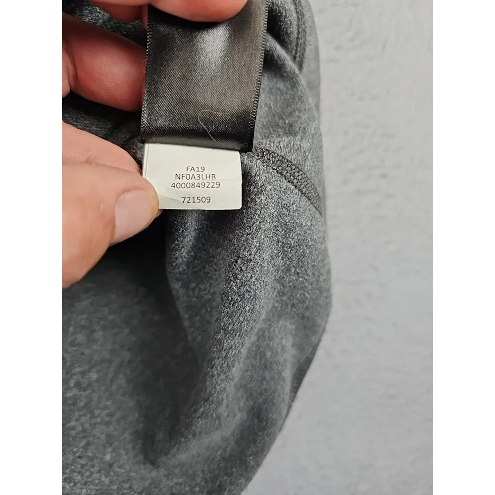 The North Face Men's 1/4 Zip Pullover Sweater Fleece Size Large Gray 721509